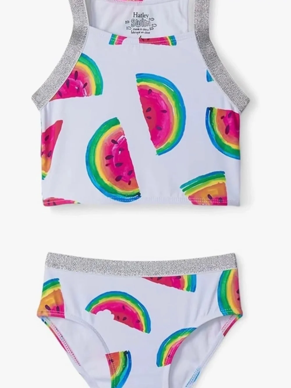 Hatley Girls Watermelon Tankini Set - size 4 - NWT